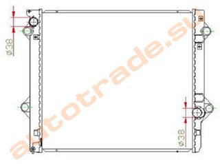 Радиатор основной Toyota Land Cruiser 120 Новосибирск