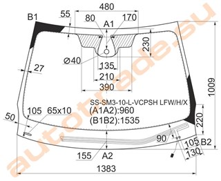 Стекло Renault Fluence Красноярск